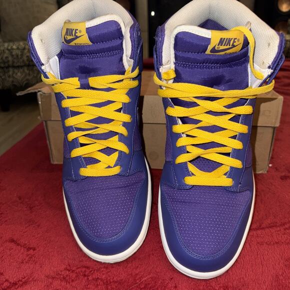 Size 9.5- Nike Dunk Premium High Purples OG BOX main image 9